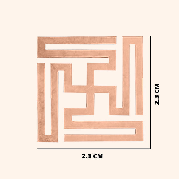 COPPER NANDAVRAT SWASTIK