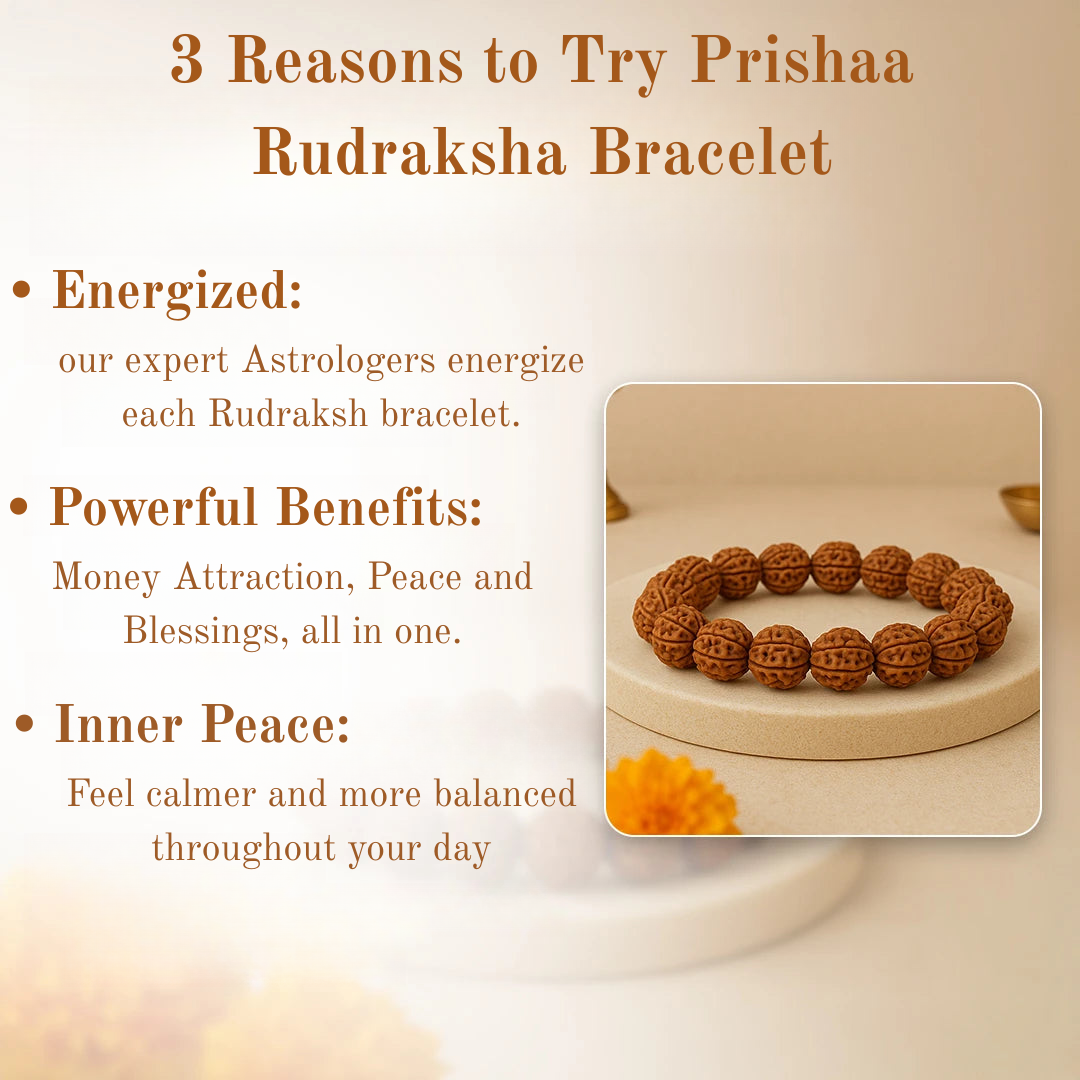 5 Mukhi Rudraksha Bracelet