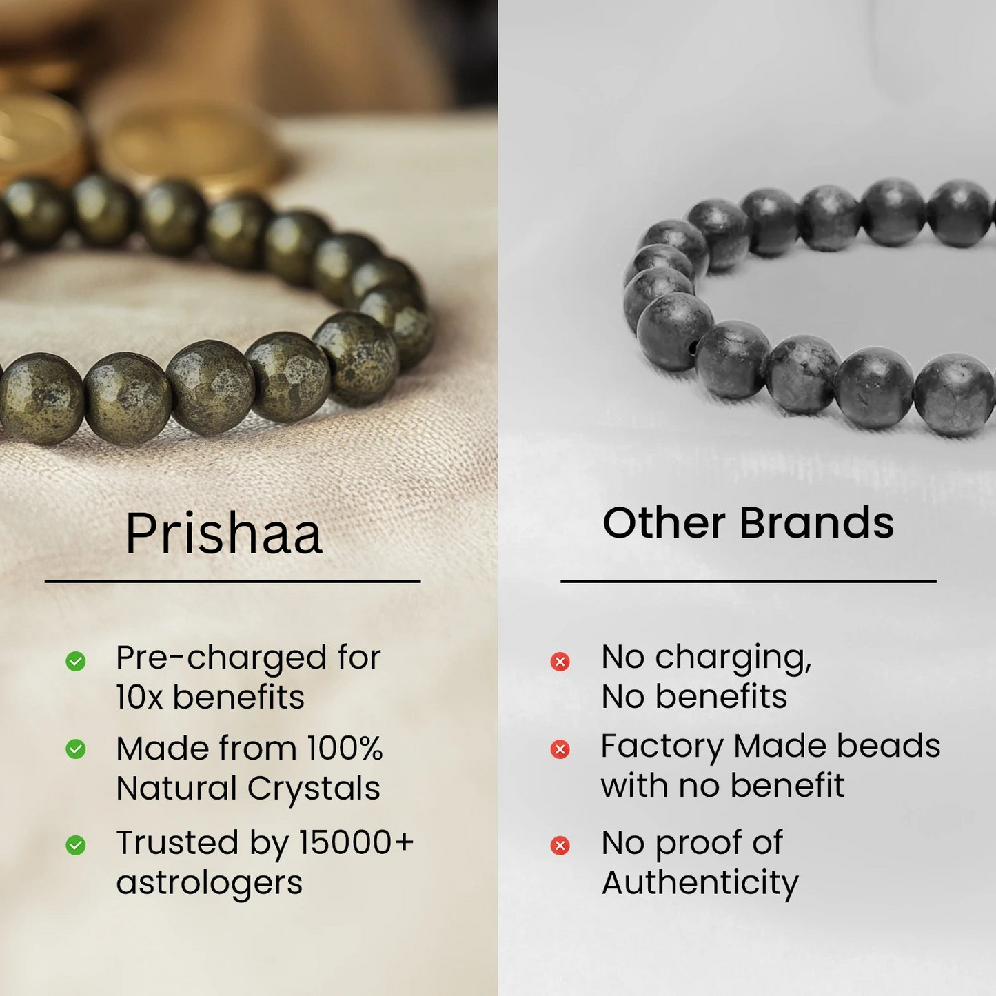 Raw Pyrite Bracelet