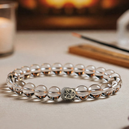 Clear crystal bracelet
