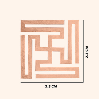 COPPER NANDAVRAT SWASTIK