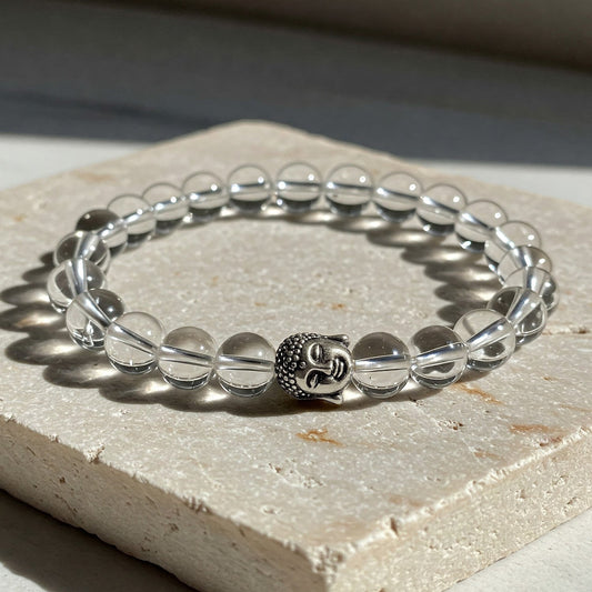 Clear crystal bracelet