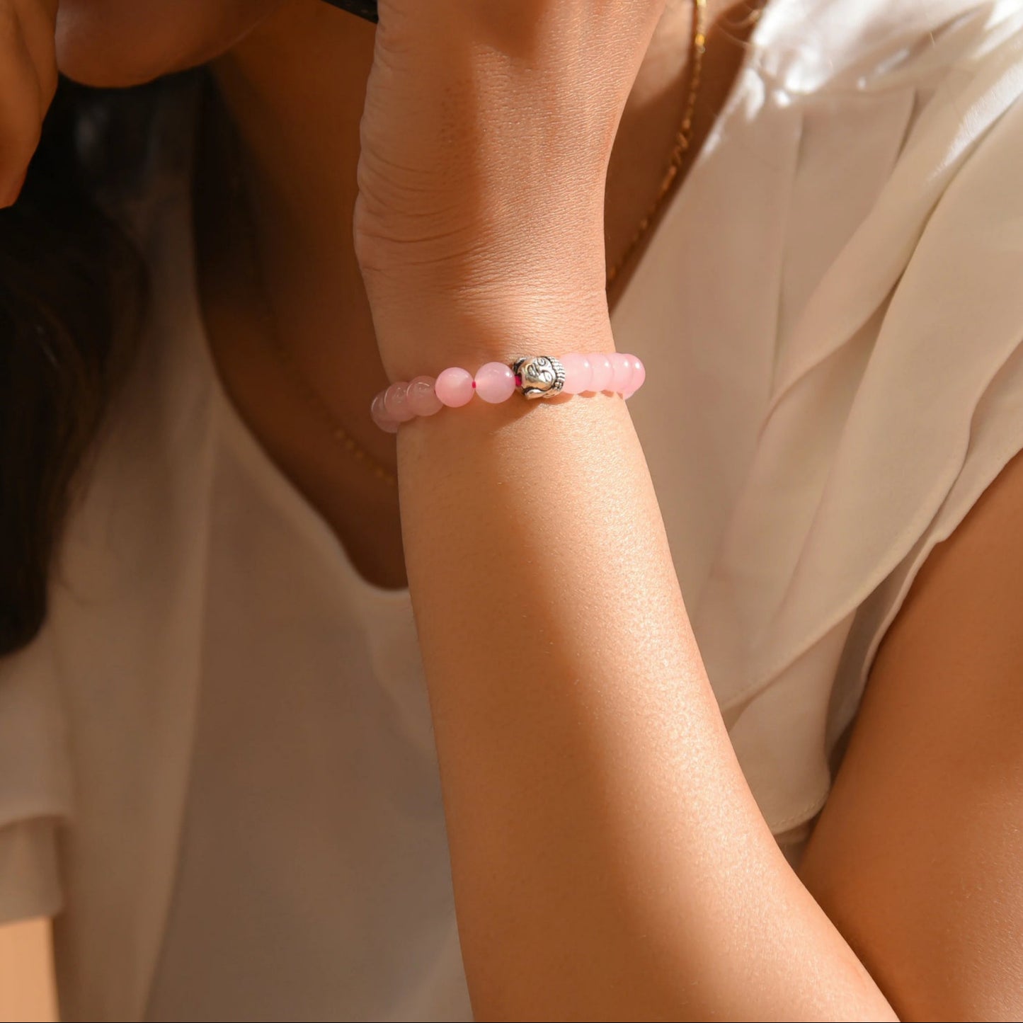 Love Attraction Bracelet (Original Rose Quartz)