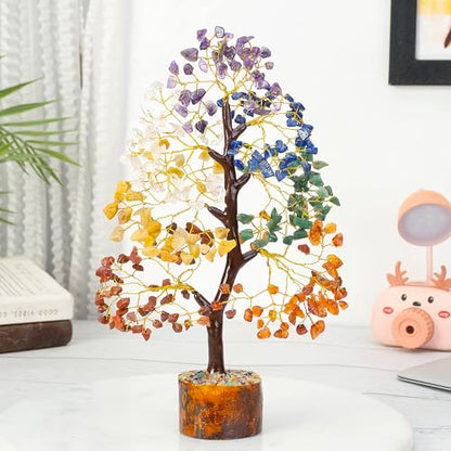 Seven Chakra Natural Crystal Tree