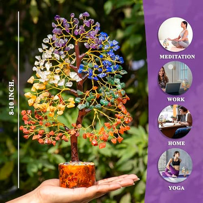 Seven Chakra Natural Crystal Tree