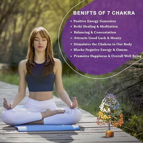 Seven Chakra Natural Crystal Tree