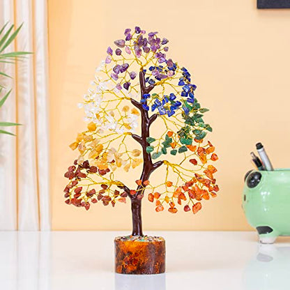Seven Chakra Natural Crystal Tree