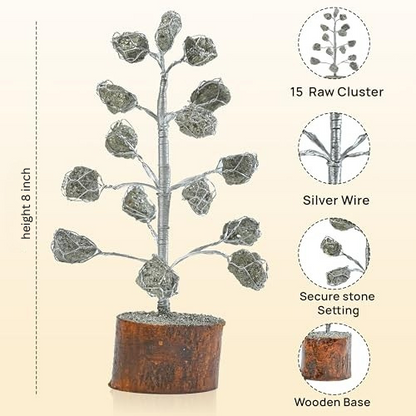 Pyrite Tree 15 Beads