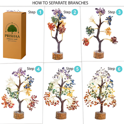 Seven Chakra Natural Crystal Tree